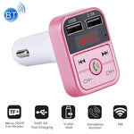 Trasmettitore FM Bluetooth doppia USB per auto con vivavoce