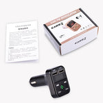 Trasmettitore FM Bluetooth doppia USB per auto con vivavoce