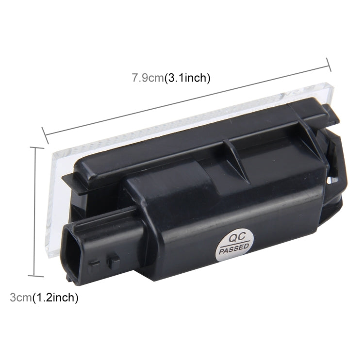 Luce targa LED 2 pezzi per Renault Clio 3, Laguna, Megane