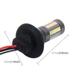 Lampadina 1156 BA15S 5W 66LED SMD luce bianca e gialla