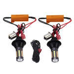 Lampadina 1156 BA15S 5W 66LED SMD luce bianca e gialla