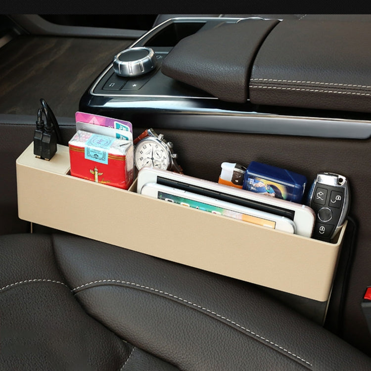 Scatola portaoggetti laterale auto con 2 porte USB