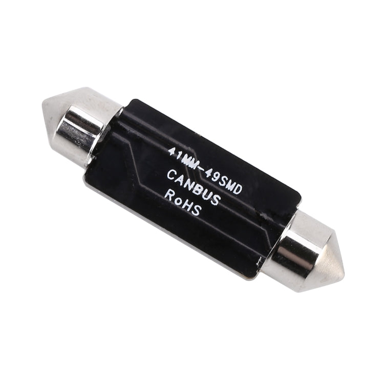 Luce targa auto 41mm 6000K 80LM 49 LED con decodificatore