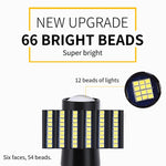 Lampade fendinebbia H7 6000K 66 LED SMD 8,2W DC9-16V