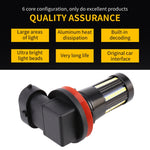 Lampade LED H11 H8 6000K 655LM Fendinebbia Auto