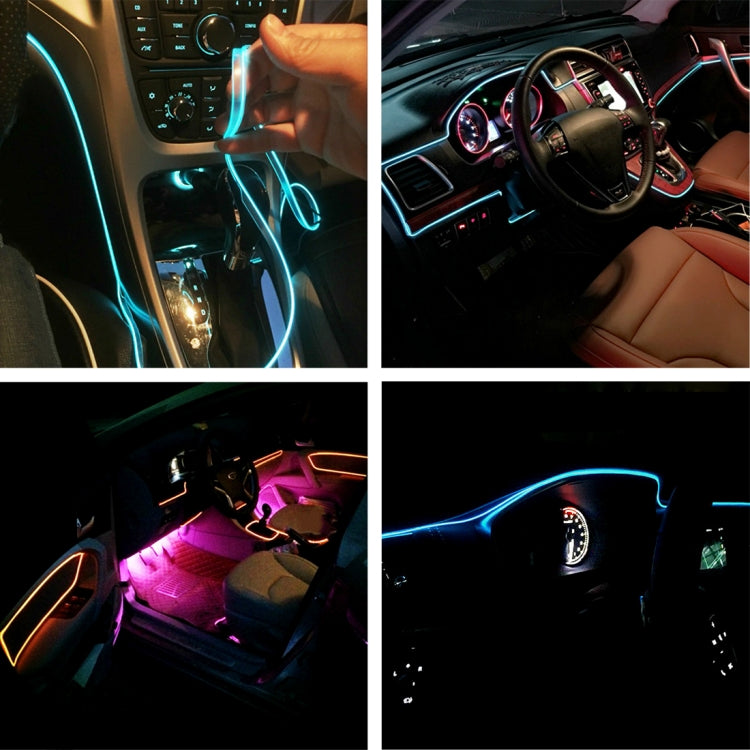 Striscia LED flessibile a luce fredda da 1M per la decorazione dell'auto, 1M, Car Cold Light Flexible