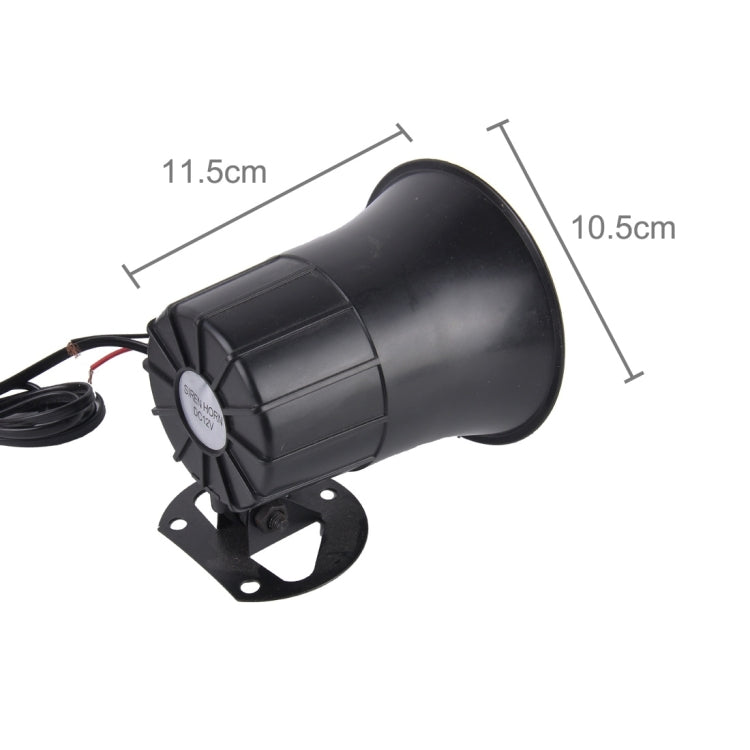 Sirena di allarme cablata elettronica 10W con cavo 65 cm