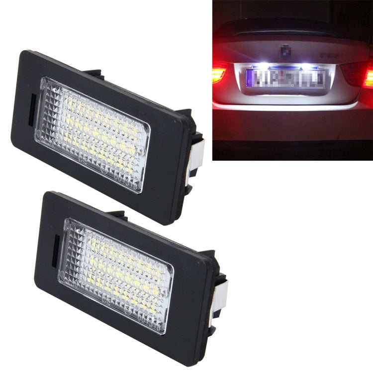 Luci targa auto 2W 120LM 24 SMD-3528 per Audi Volkswagen