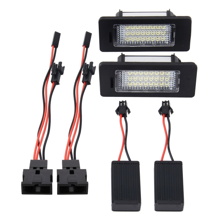 Luci targa auto 2W 120LM 24 SMD-3528 per Audi Volkswagen