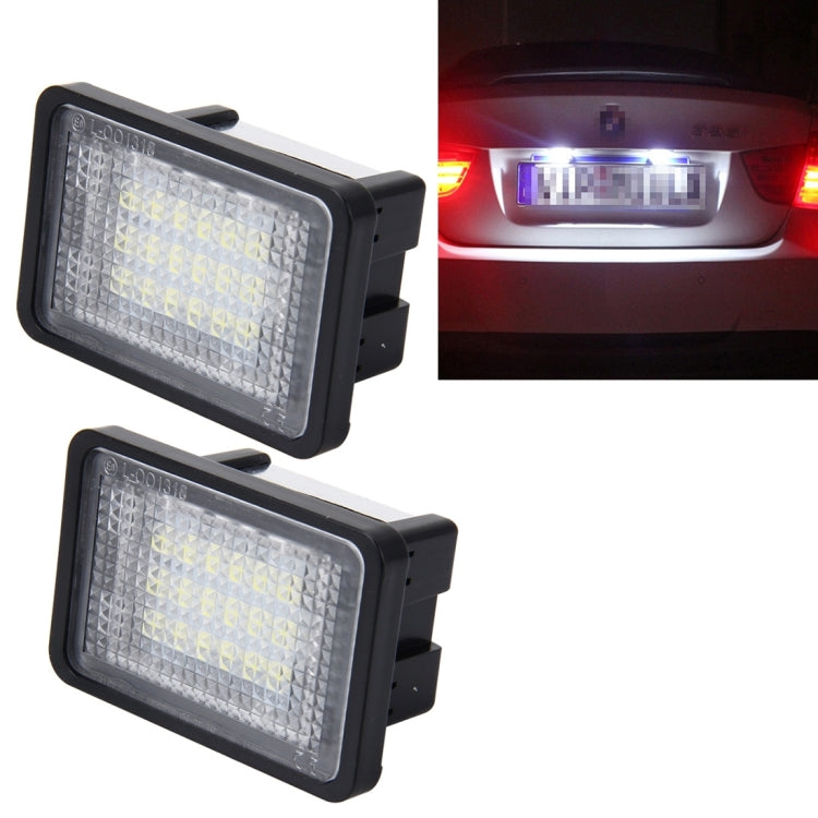 Luci targa LED 18 SMD per Mercedes-Benz GLK X204