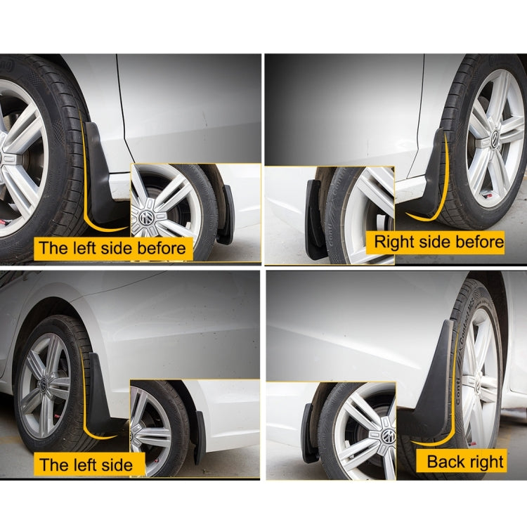 Parafanghi paraspruzzi in PVC per Honda City 2015-2020