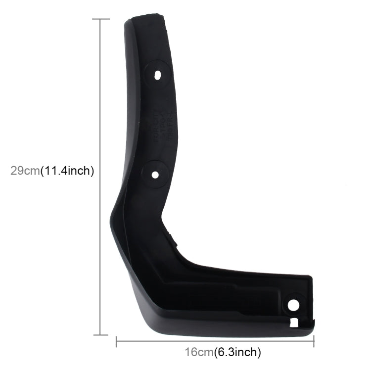 Parafanghi paraspruzzi in PVC per Honda City 2015-2020