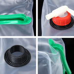 Contenitore pieghevole 10 litri in PVC con interruttore ON/OFF