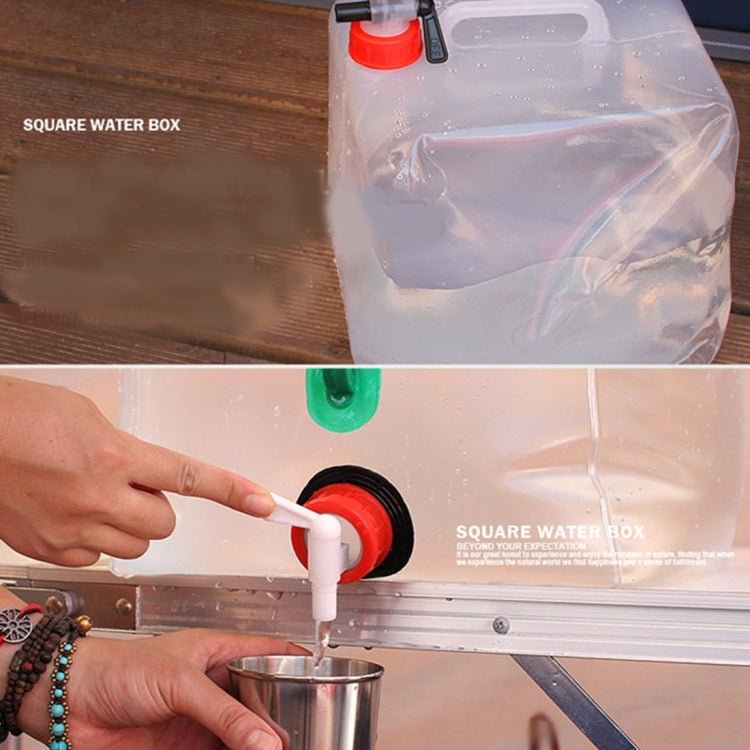 Contenitore pieghevole 10 litri in PVC con interruttore ON/OFF