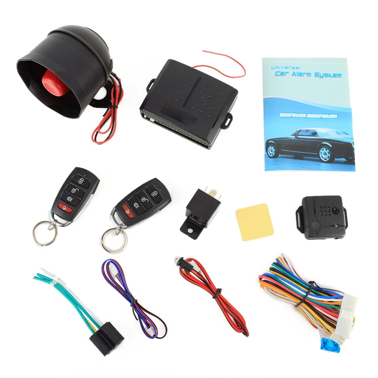 Sistema di allarme auto con due telecomandi DC 12V