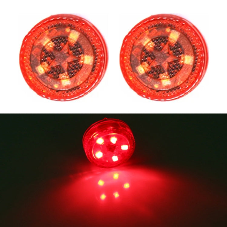 Lampada stroboscopica magnetica per portiera auto 2 pezzi