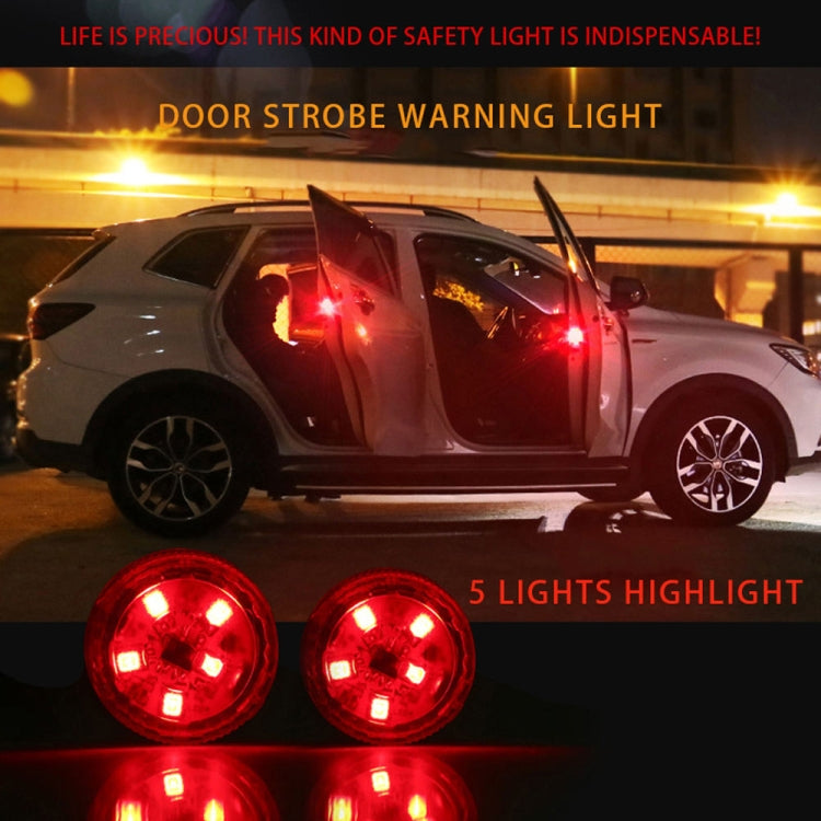 Lampada stroboscopica magnetica per portiera auto 2 pezzi