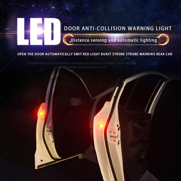 Lampada stroboscopica magnetica per portiera auto 2 pezzi