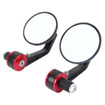 Specchietto retrovisore rotondo universale per moto 2 pezzi