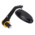 Supporto universale in ABS per specchietto retrovisore moto ovale