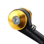Supporto universale in ABS per specchietto retrovisore moto ovale