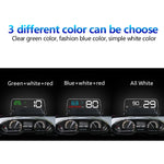 Display multifunzione auto con pannello riflettente HD