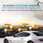 Display multifunzione auto con pannello riflettente HD