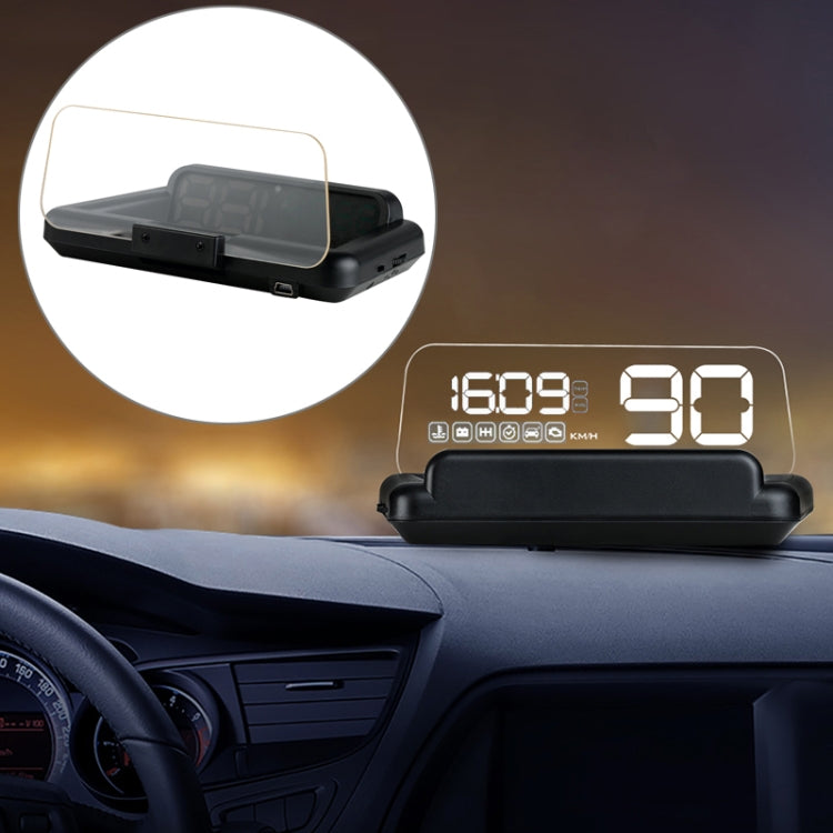 Display multifunzione auto con pannello riflettente HD