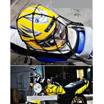 Rete fissa in nylon per moto con 6 ganci 30x30 cm
