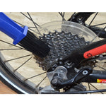Spazzola nylon per pulizia catena bici e moto blu