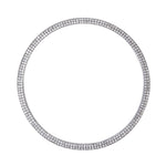 Anello decorativo volante in alluminio con diamanti per Audi