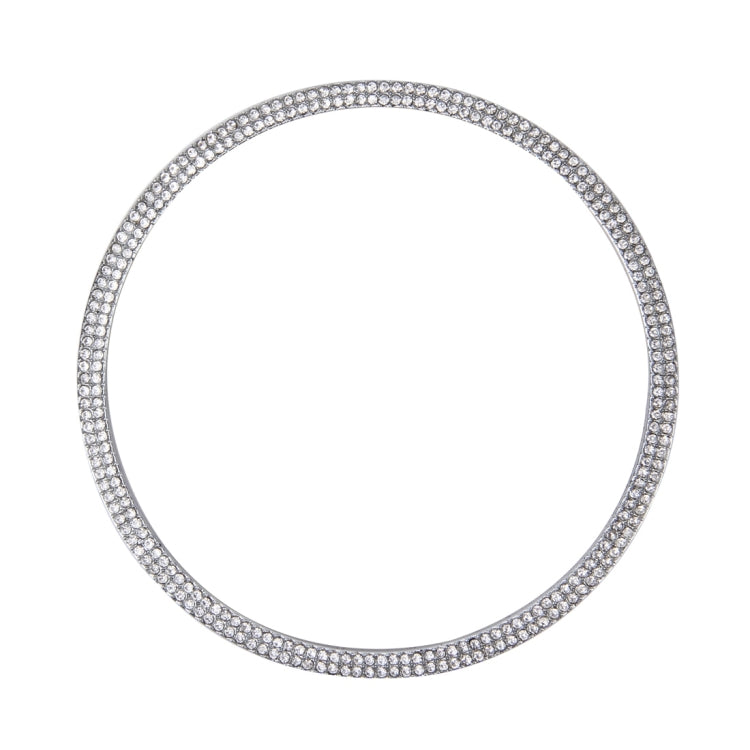 Anello decorativo volante in alluminio con diamanti per Audi
