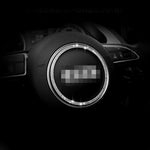 Anello decorativo volante in alluminio con diamanti per Audi