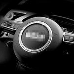 Anello decorativo volante in alluminio con diamanti per Audi