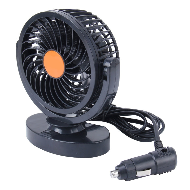 Mini ventilatore per auto 6W 24V con rotazione 360° silenzioso