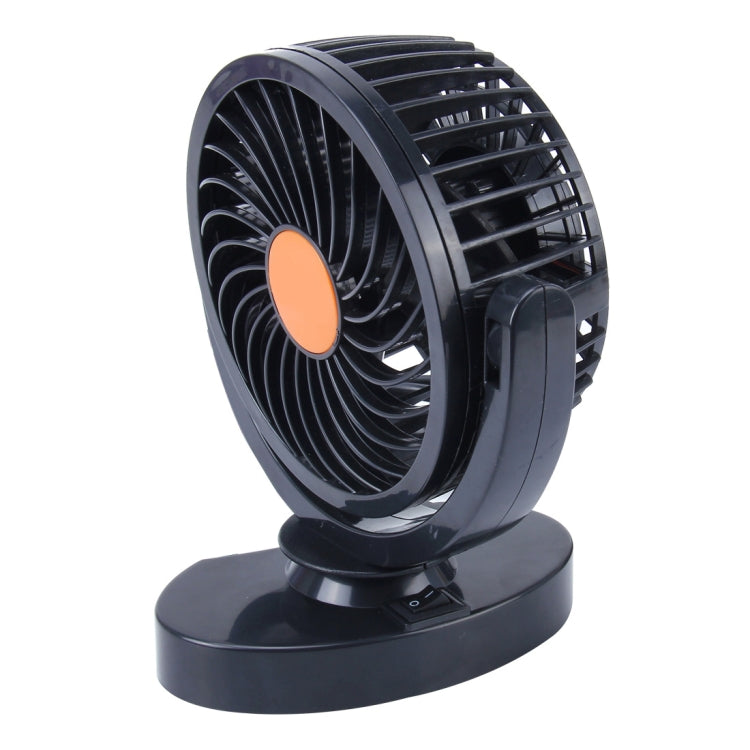 Mini ventilatore per auto 6W 24V con rotazione 360° silenzioso