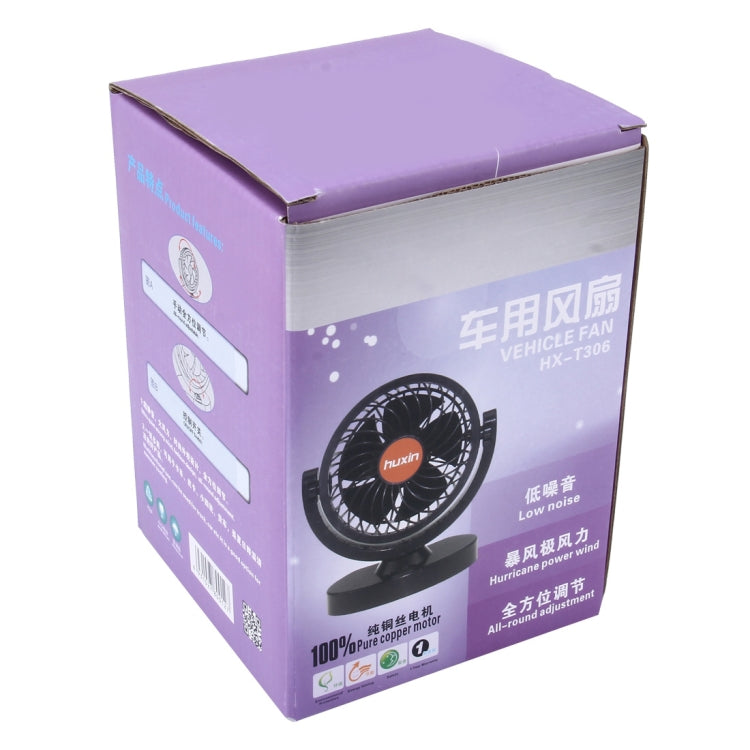 Mini ventilatore per auto 6W 24V con rotazione 360° silenzioso