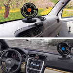 Mini ventilatore per auto 6W 24V con rotazione 360° silenzioso