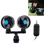 Mini ventilatore auto clip rotazione 360° 7W DC12V