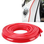 Striscia decorativa in gomma cromata 5,6 m per auto