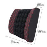 Cuscino lombare ergonomico per sedia e auto 36x34x10 cm