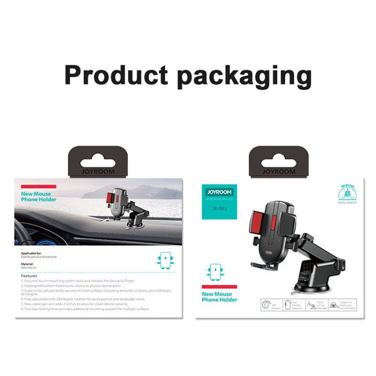 Supporto auto per smartphone 4-6,7" Joyroom JR-OK3