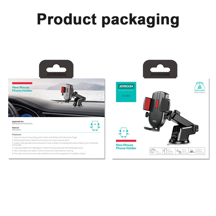 Supporto auto per smartphone 4-6,7" Joyroom JR-OK3