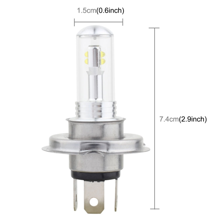 Lampadine LED H4 40W 800LM 6000K per auto DC 12V