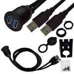 Cavo prolunga impermeabile USB 3.0 maschio-femmina 1m