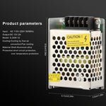 Alimentatore switching 24W 12V 2A per auto 220V CA