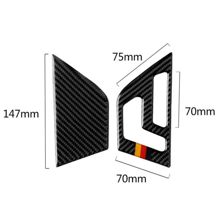 Adesivi fibra di carbonio per Mercedes-Benz W204 2007-2013