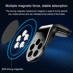 Staffa magnetica in metallo per telefono auto 3-7 pollici