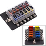 Kit portafusibili con LED e terminale a vite 32V 100A