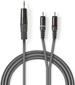 Cavo audio stereo 3,5mm maschio a 2x maschio RCA 3m